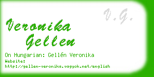 veronika gellen business card