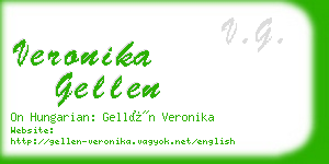 veronika gellen business card